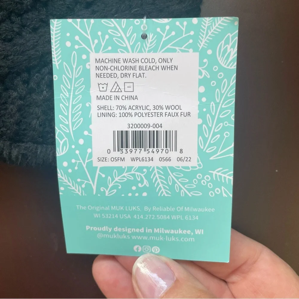 Muk Luks Women’s Thermal Headwear - OSFM, NWT